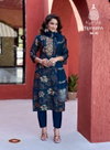 Romaniya Vol 2 By Kajal Style Vertican Wholesale Kurti With Bottom Dupatta In India